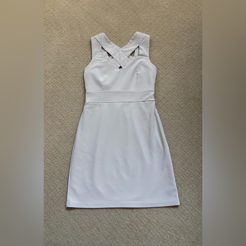 Cream Mini Dress Medium